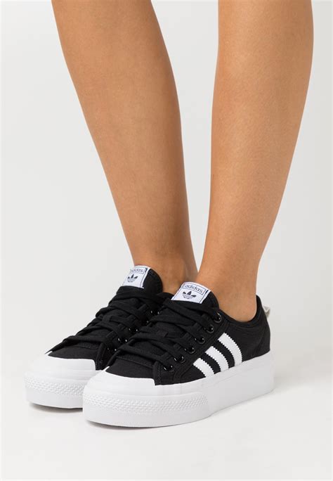 angebot adidas nizza black mono damen|adidas Women's Nizza Platform Sneaker .